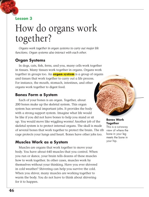 Page 46 from Science (0-328-34506-2) by Pearson Scott Foresman