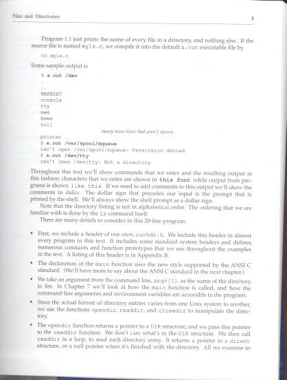 Page 5 from Advanced Programming in the UNIX Environment (0-201-56317-7) by Addison-Wesley