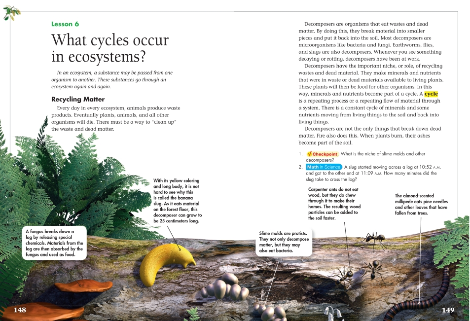 Page 148-149 from Science (0-328-34506-2) by Pearson Scott Foresman