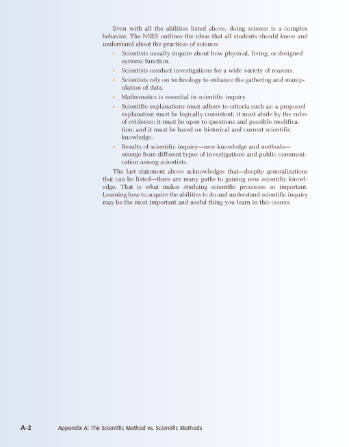 Page A-2 from ChemComm: Chemistry in the Community (0-7167-8919-1) by American Chemical Society